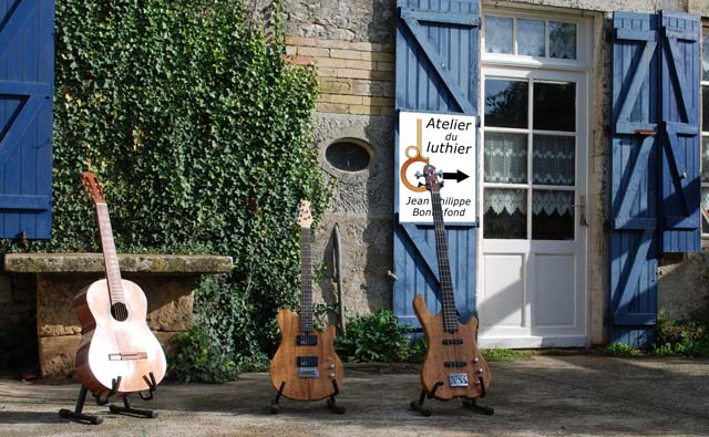 Atelier du luthier Jean Philippe Bonnefond